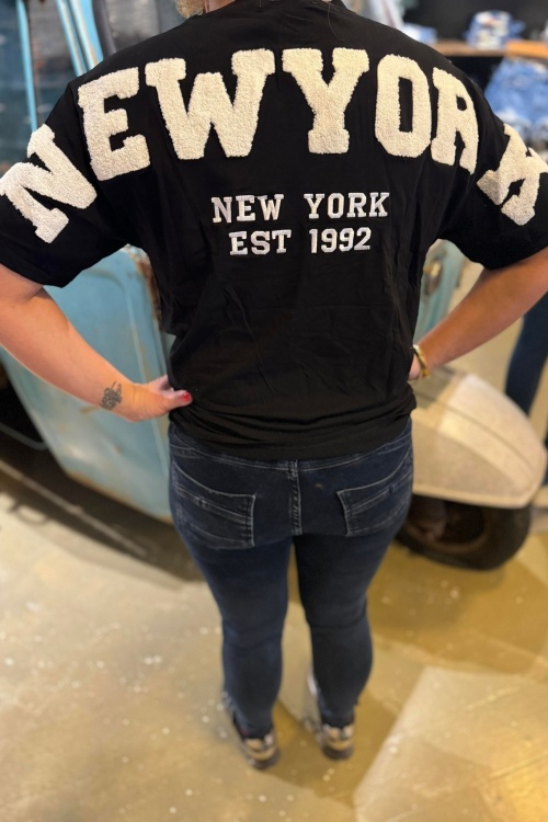 TSHIRT NEWYORK - ZWART 