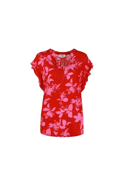 C&S THE LABEL - BARBARA BLOUSE - ROOD