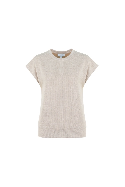 C&S THE LABEL - BELMA TOP - BEIGE