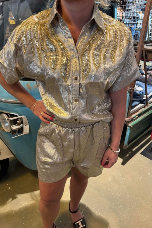 8749 BLOUSE - GOUD