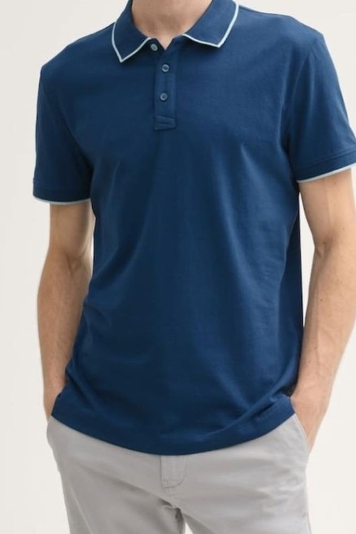 TOM TAILOR - 1043365 POLO- DONKERBLAUW