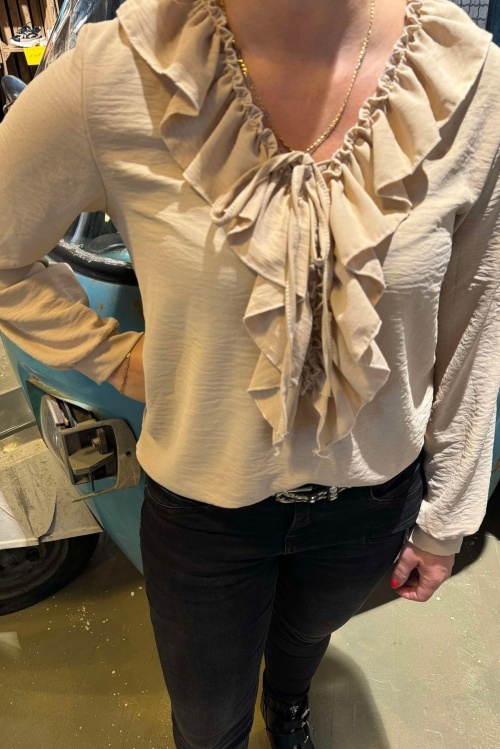 BLOUSE ROESEL - BEIGE 